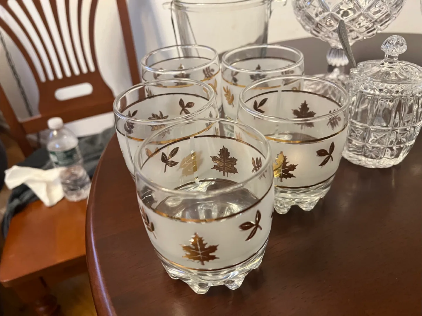 Vintage cut glass Glassware  19 items image indicator(5)