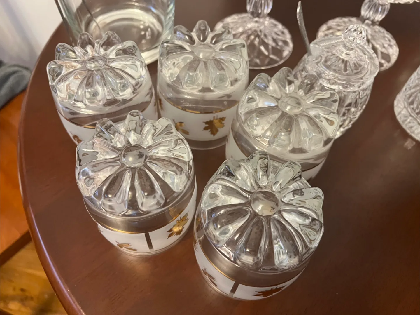 Vintage cut glass Glassware  19 items image indicator(4)