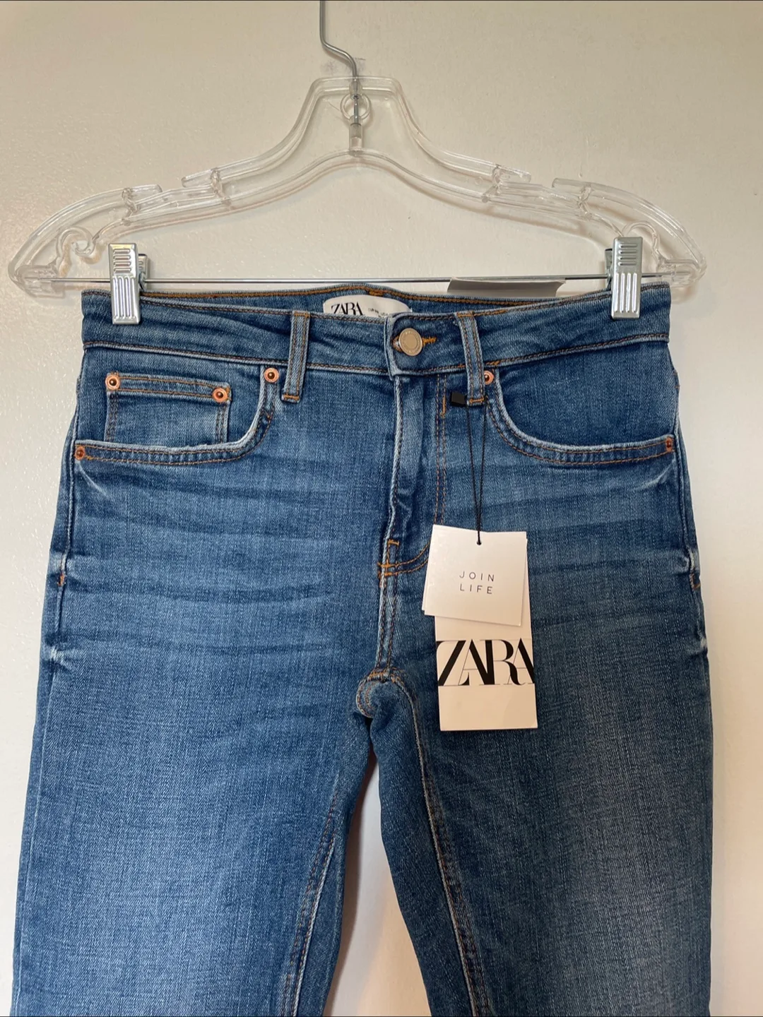 NWT Zara The Skinny Jeans - Sunset Blue Size 36 image indicator(2)