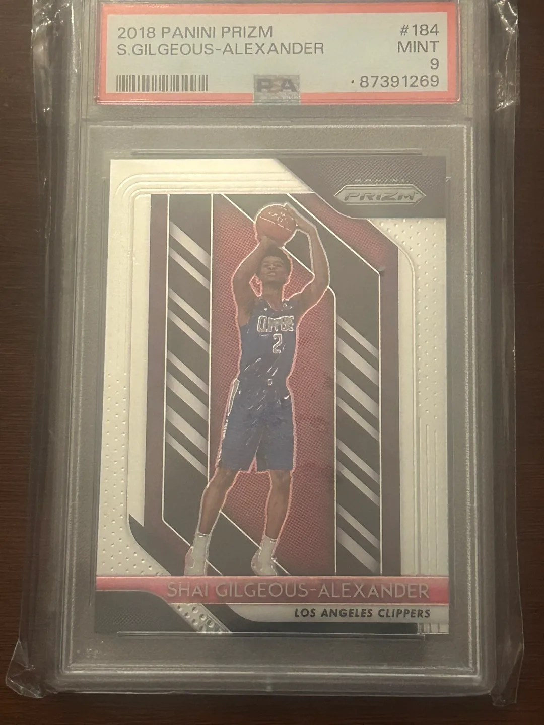 2018-19 Panini Prizm SGA PSA Graded Basketball Card thumbnail