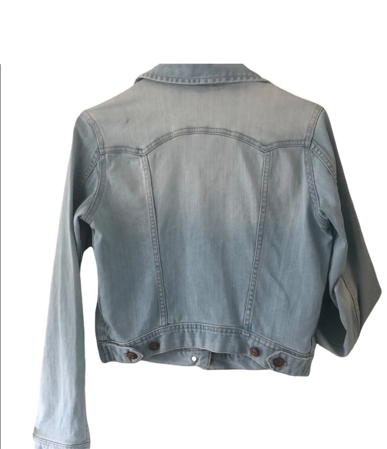 H&M Cropped Denim Jacket image indicator(5)