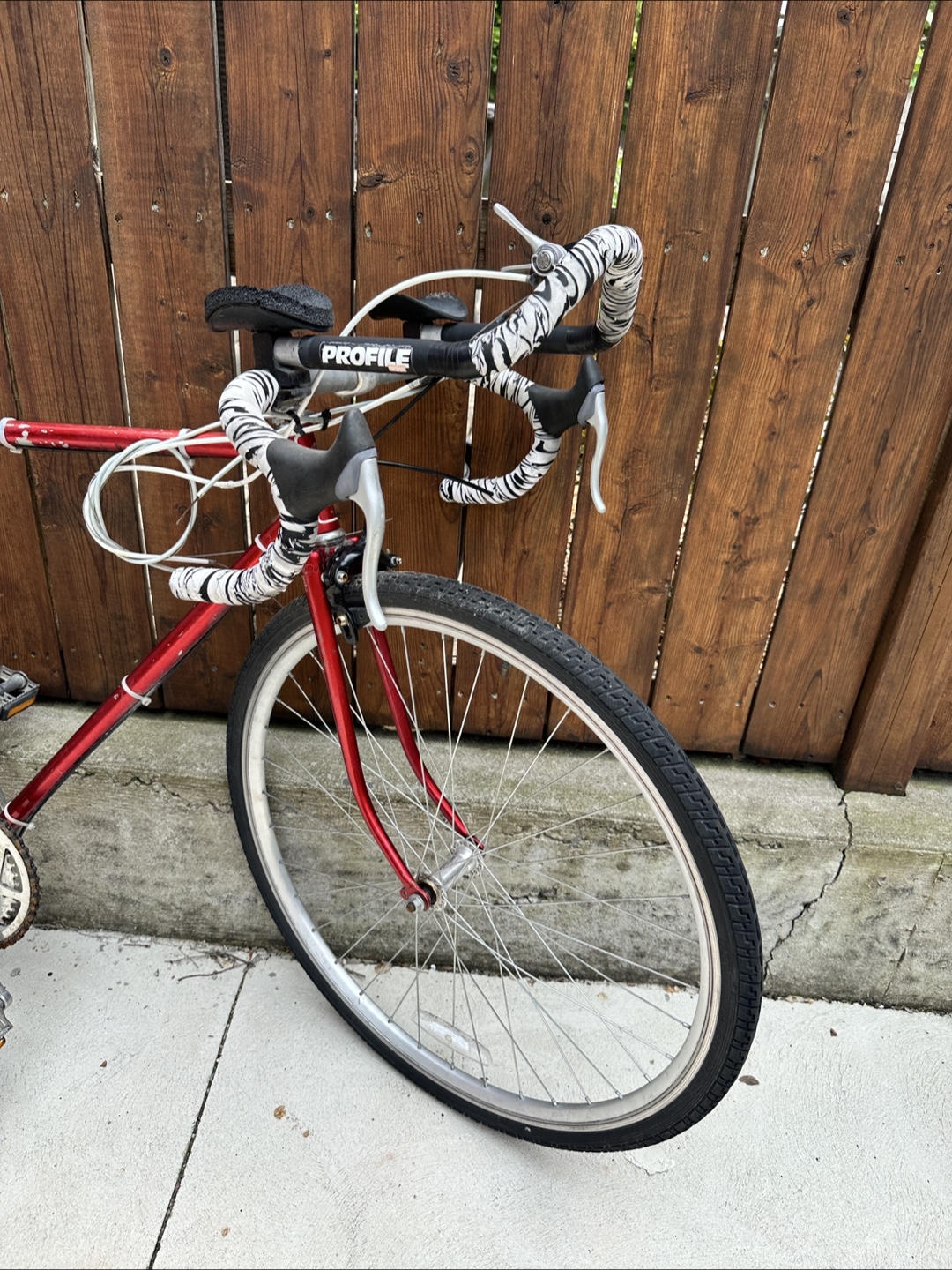 Red Road Bike with Racing Handle Bars! - photo 3