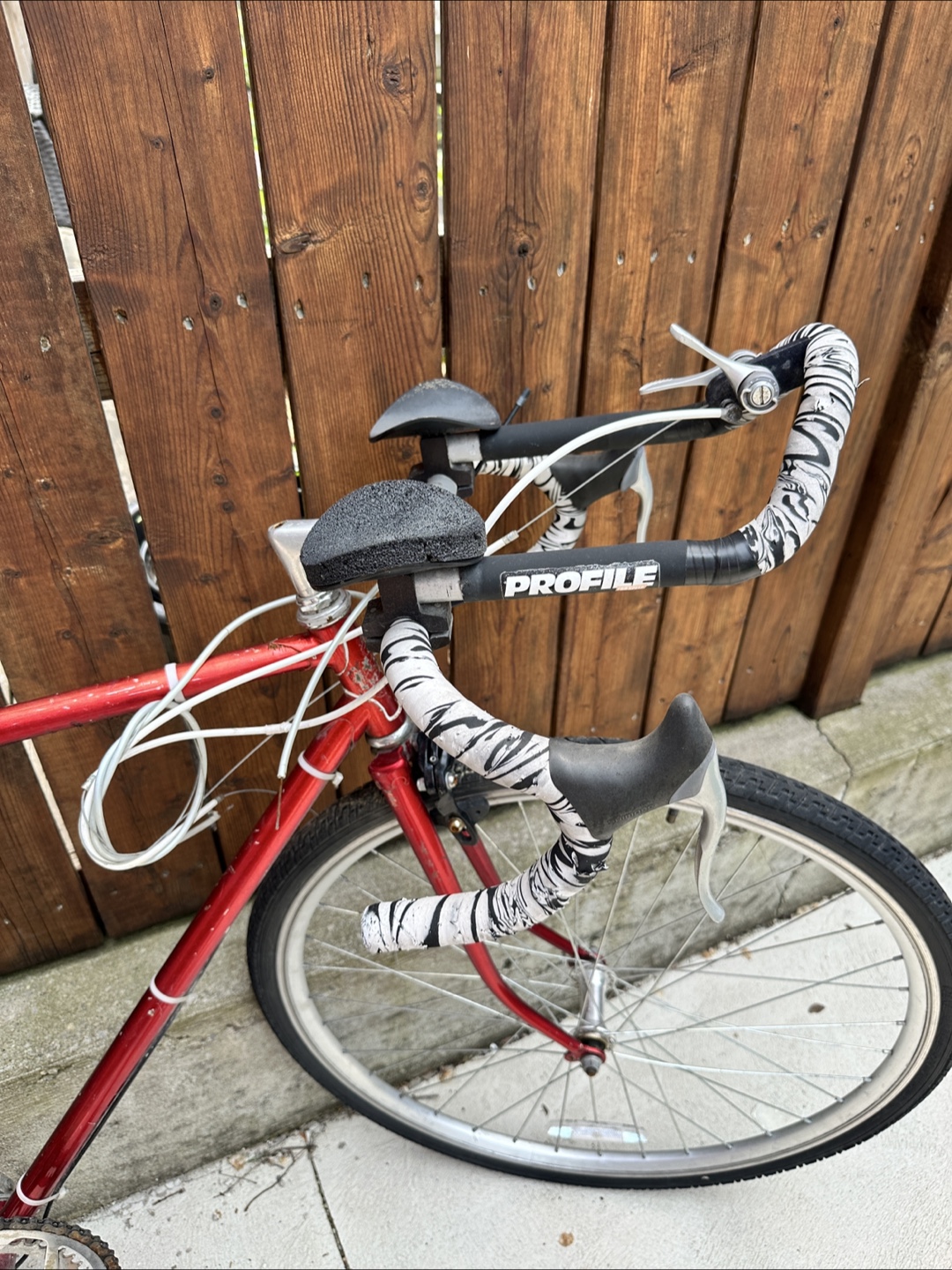 Red Road Bike with Racing Handle Bars! - photo 4