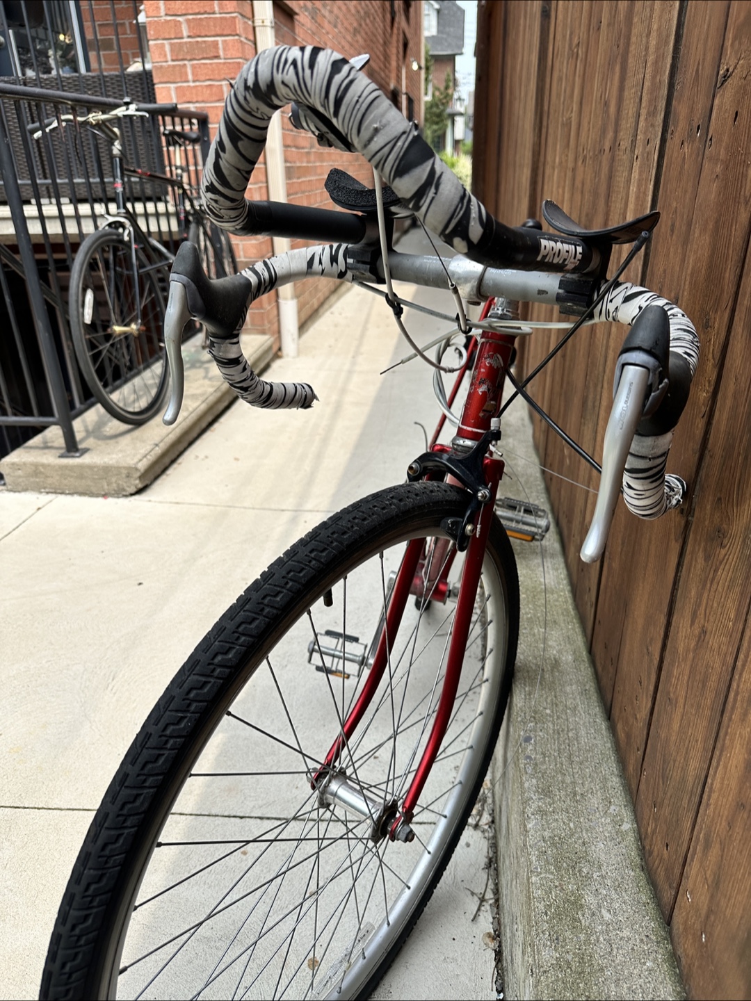Red Road Bike with Racing Handle Bars! - photo 5