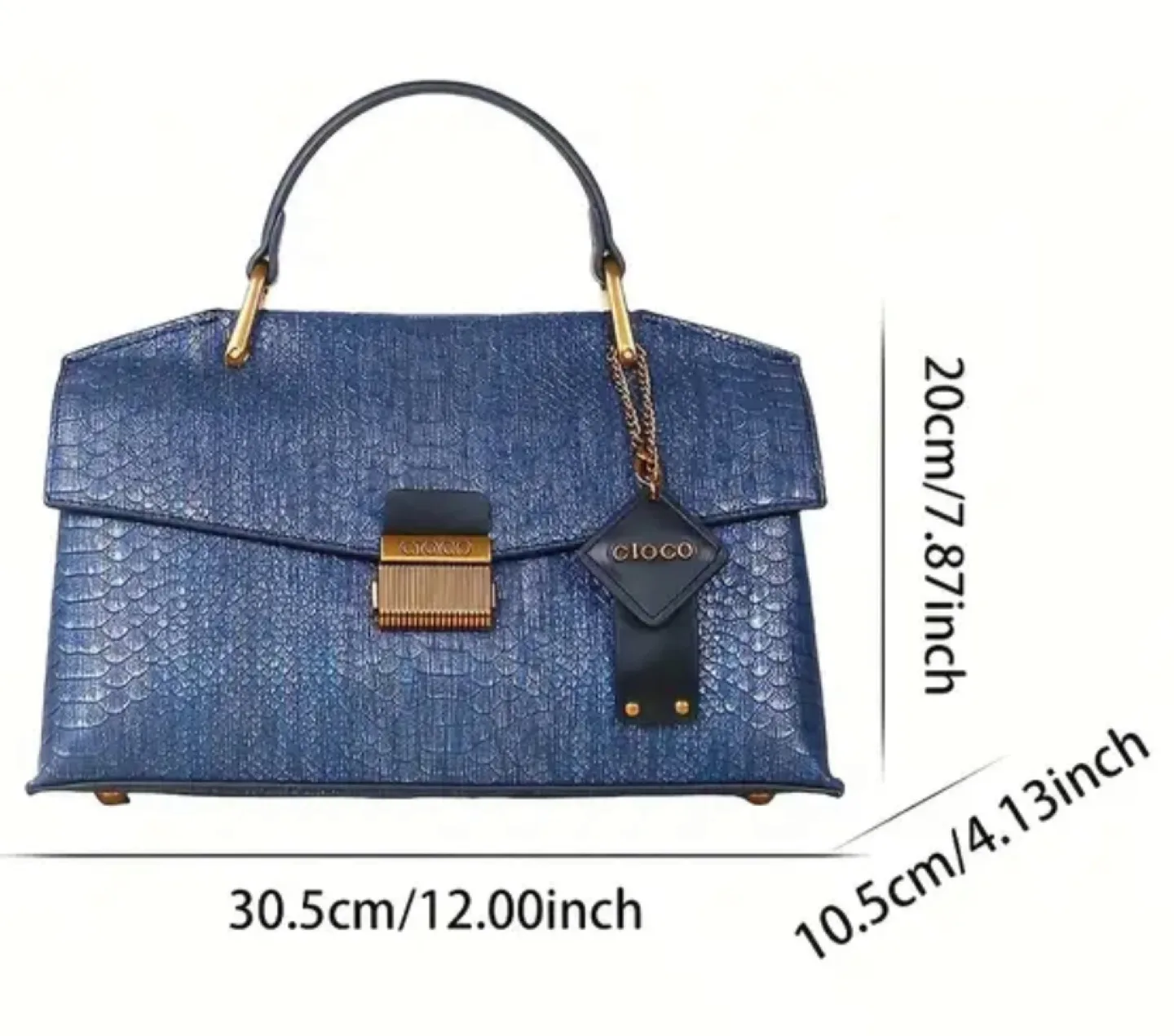 🆕 CIOCO Black and Gold Handbag 👜 image indicator(8)