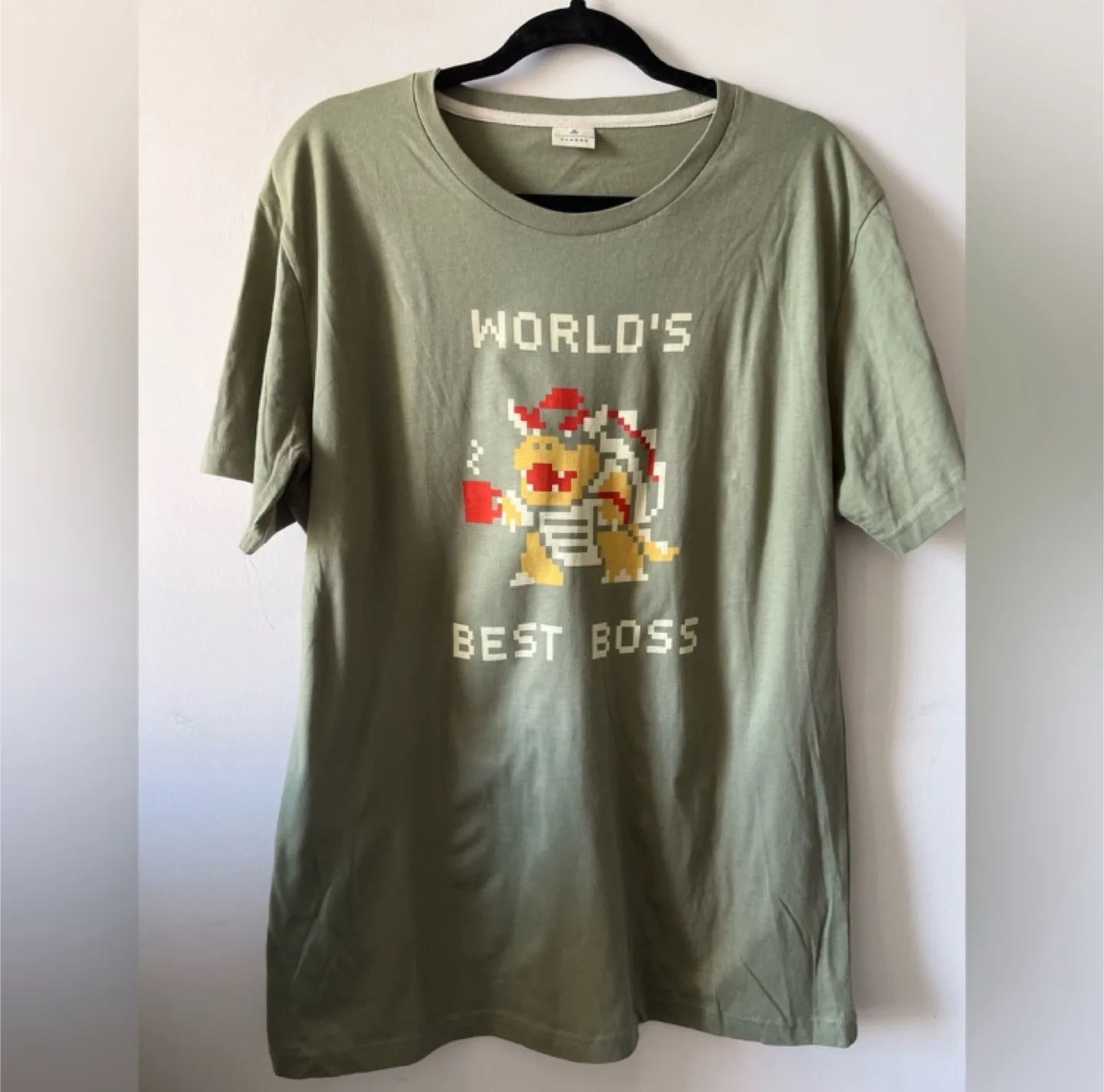 Bowser “Worlds Best Boss” tee size L/XL thumbnail