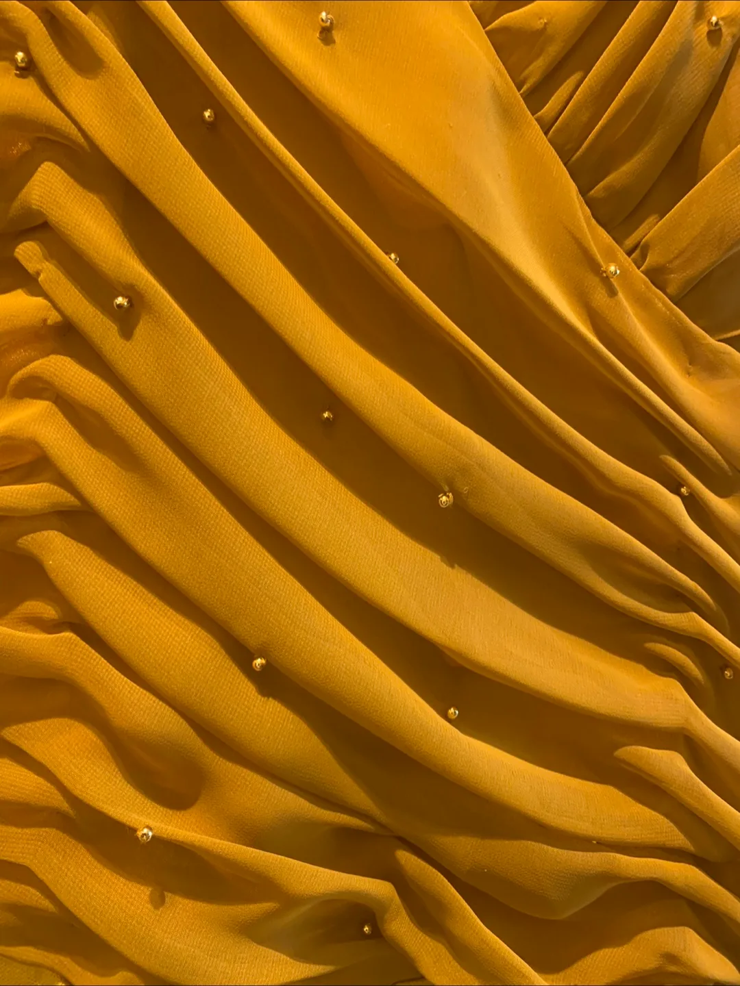 Vintage Mustard Linda Cherry Dress image indicator(2)