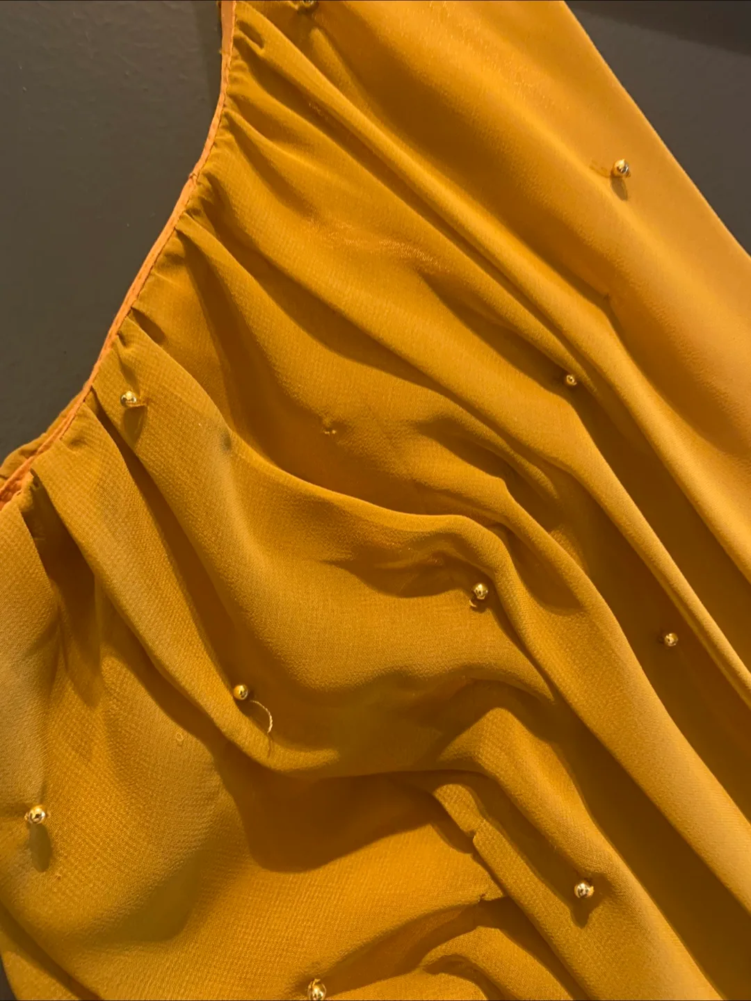 Vintage Mustard Linda Cherry Dress image indicator(4)