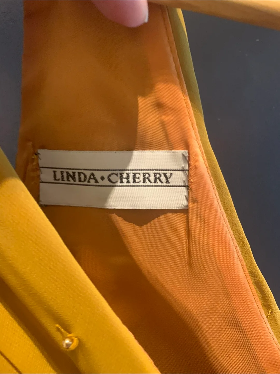 Vintage Mustard Linda Cherry Dress image indicator(3)