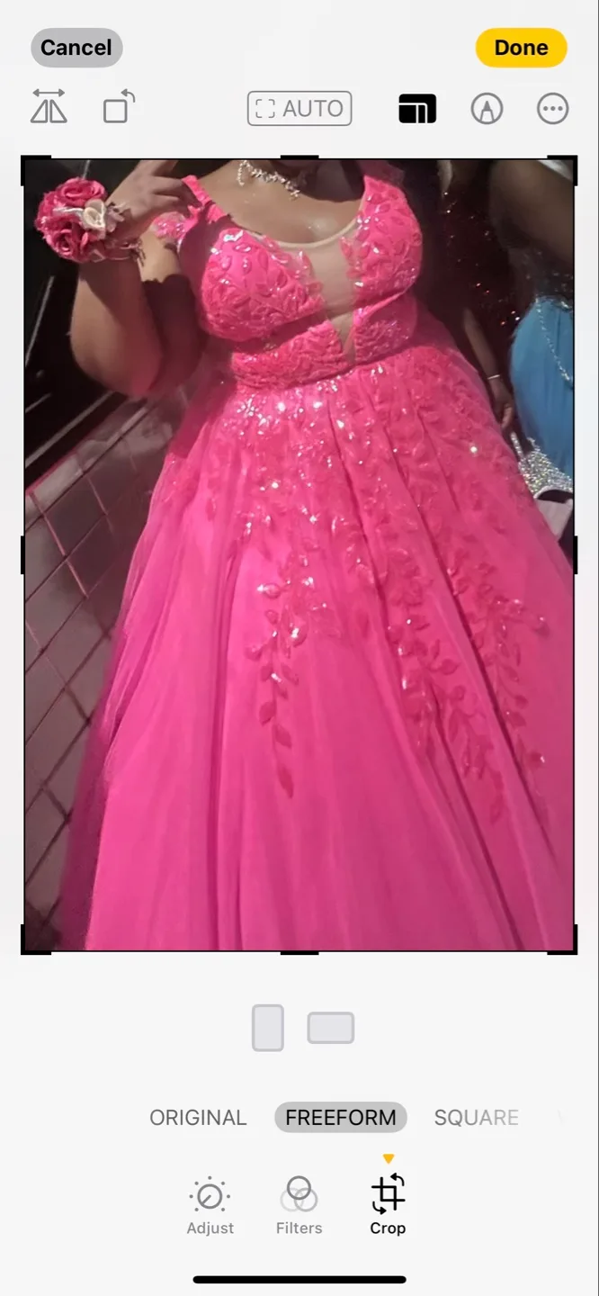 Bright Pink Formal Ball Gown image indicator(2)