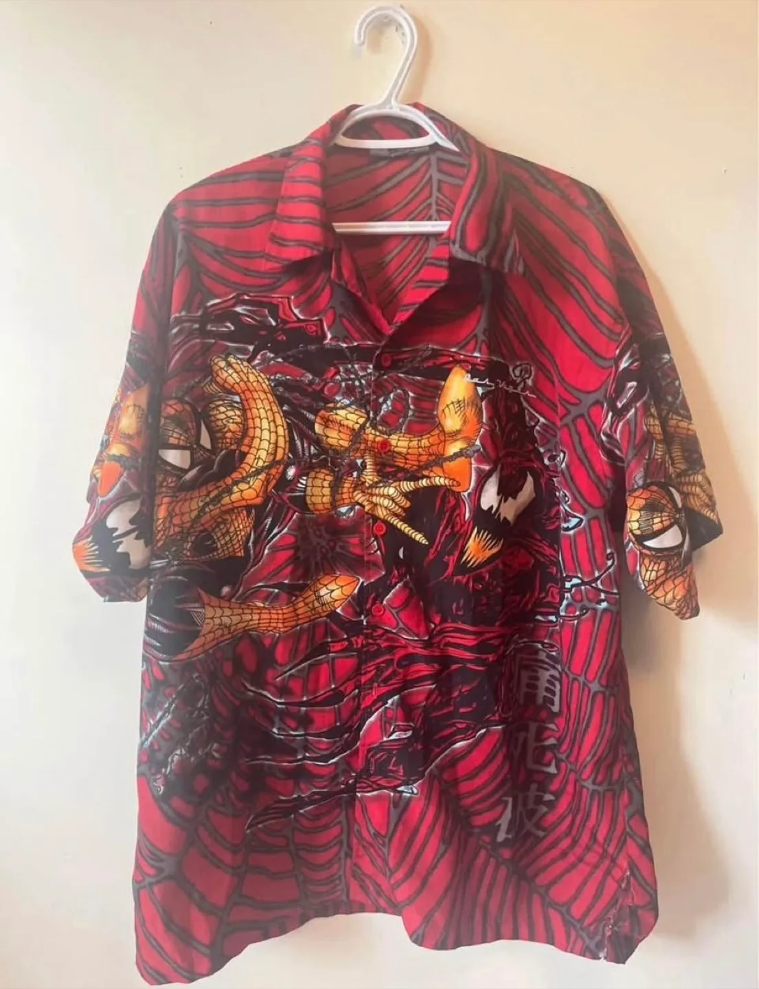 Marvel Spiderman Button Up Shirt thumbnail