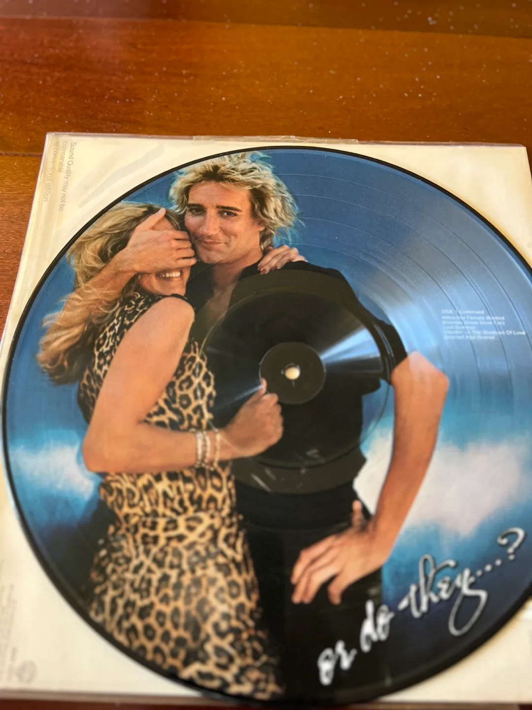 Rod Stewart Vinyl Record - Blondes Have More Fun image indicator(2)
