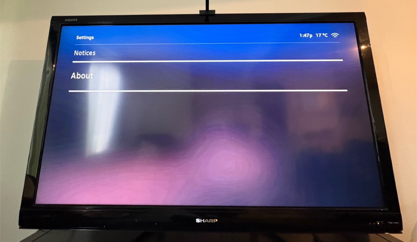 SHARP AQUOS TV
