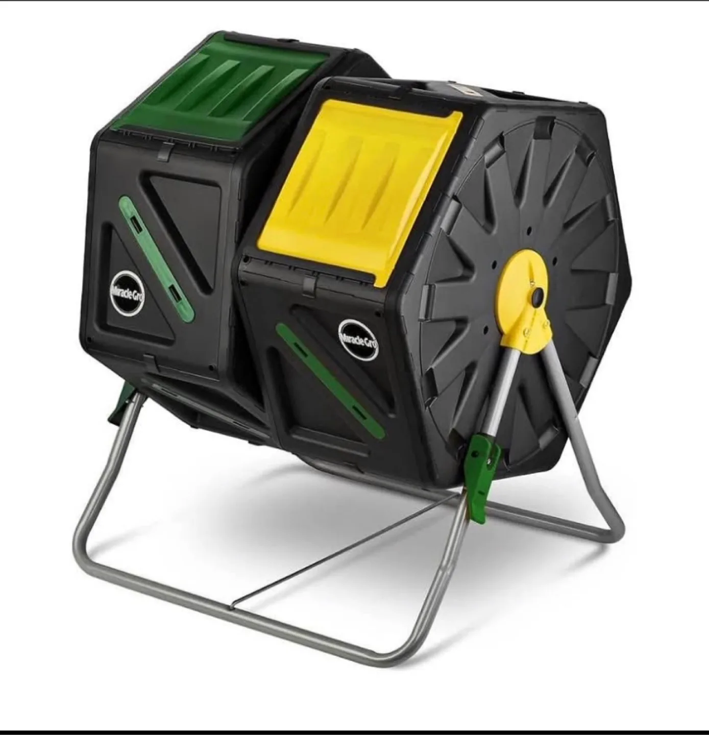 Miracle-Gro Dual Chamber Compost Tumbler thumbnail