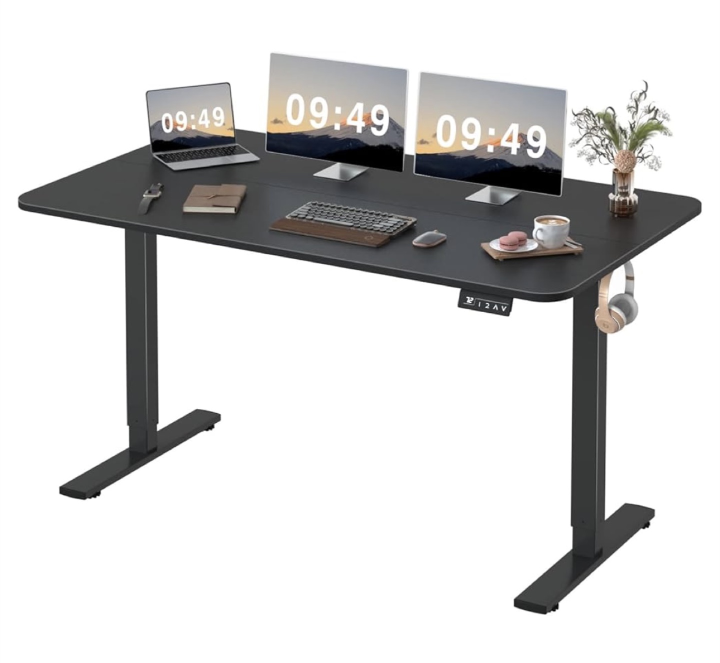 Adjustable Standing Desk - Black - photo 3
