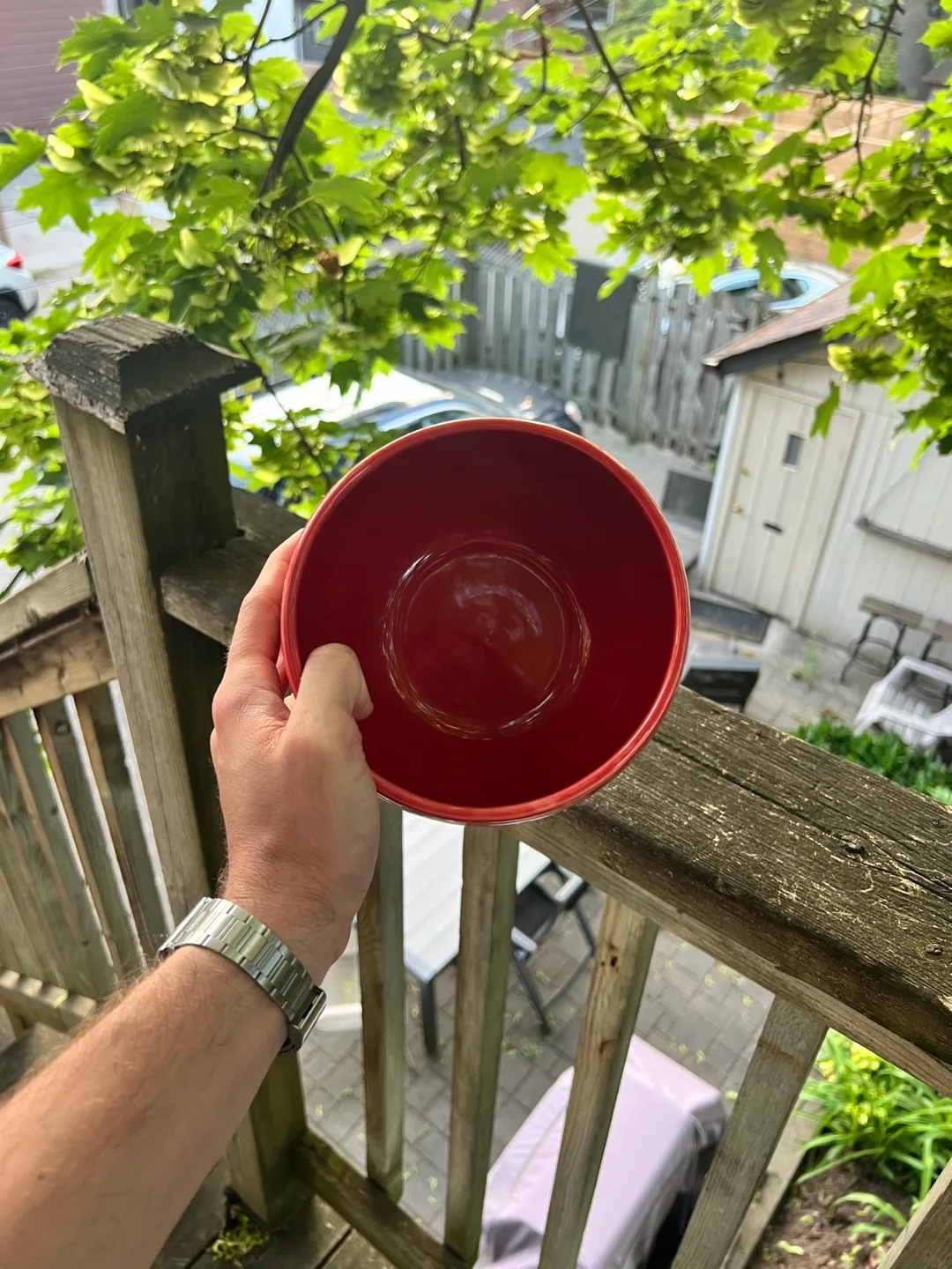 Red Ceramic Planter - made in Portugal image indicator(2)