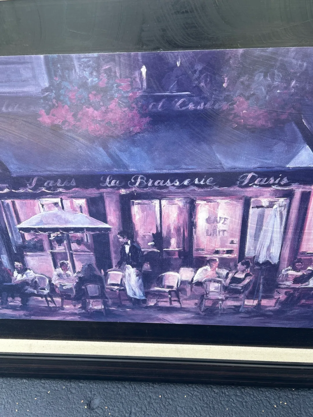 Framed Paris Cafe Painting image indicator(3)