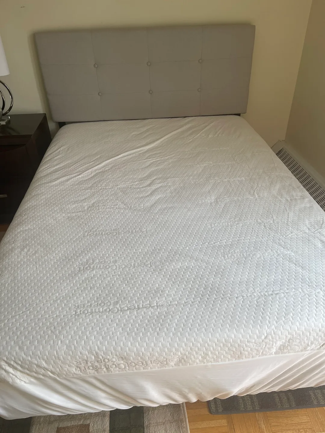 Double Bed Frame and Mattress