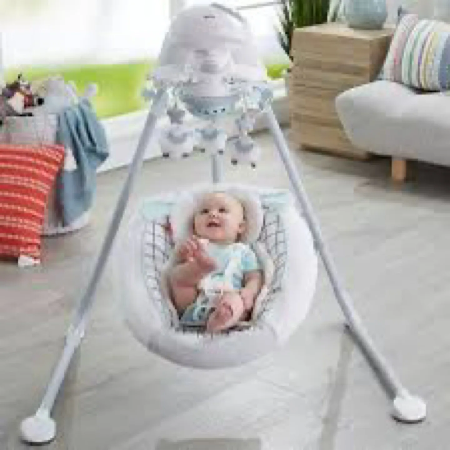Baby Bed Swing - Electric Powered Automatic Swingset image indicator(8)