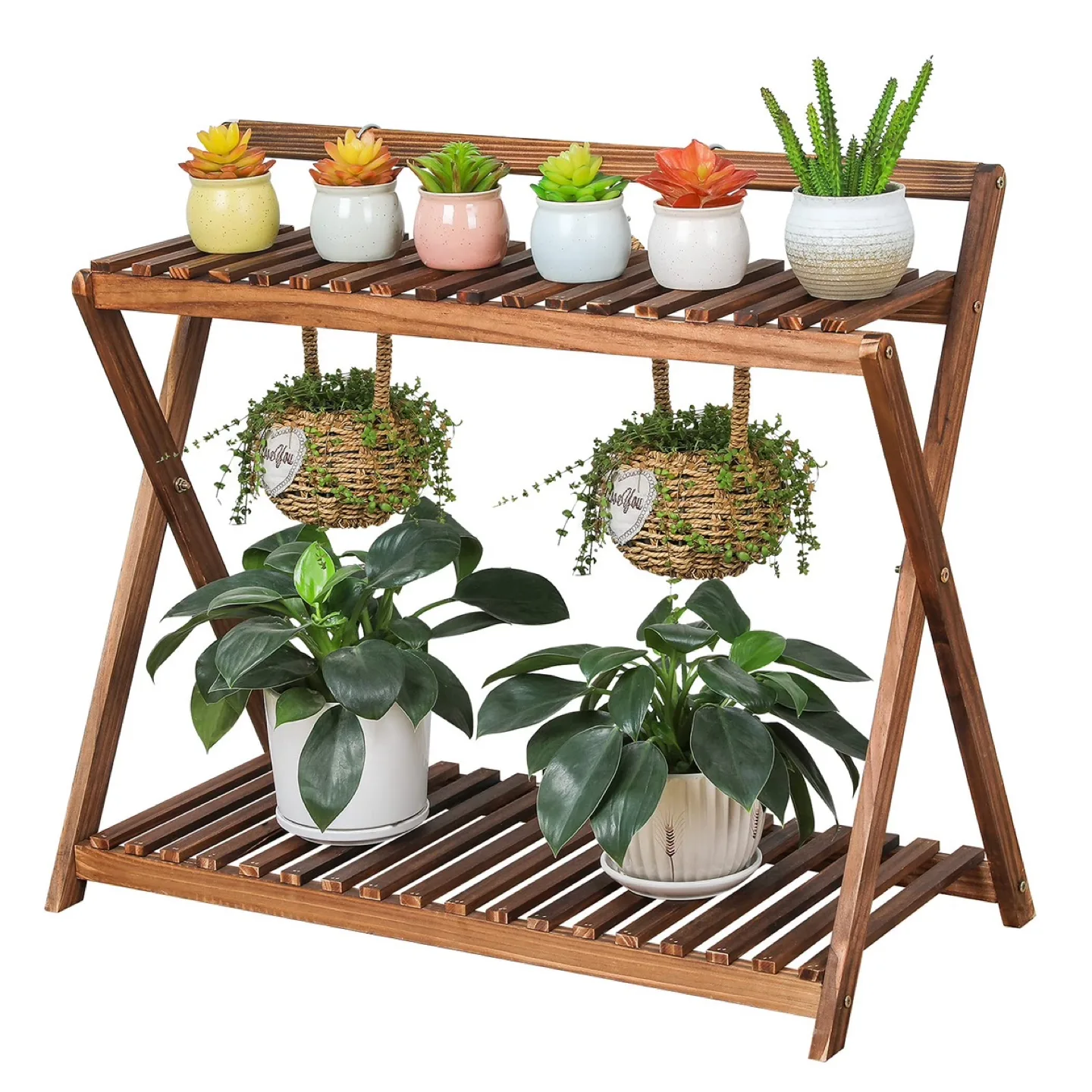 New Tovacu Indoor Plant Stand for Multiple Plants 2 Tier thumbnail