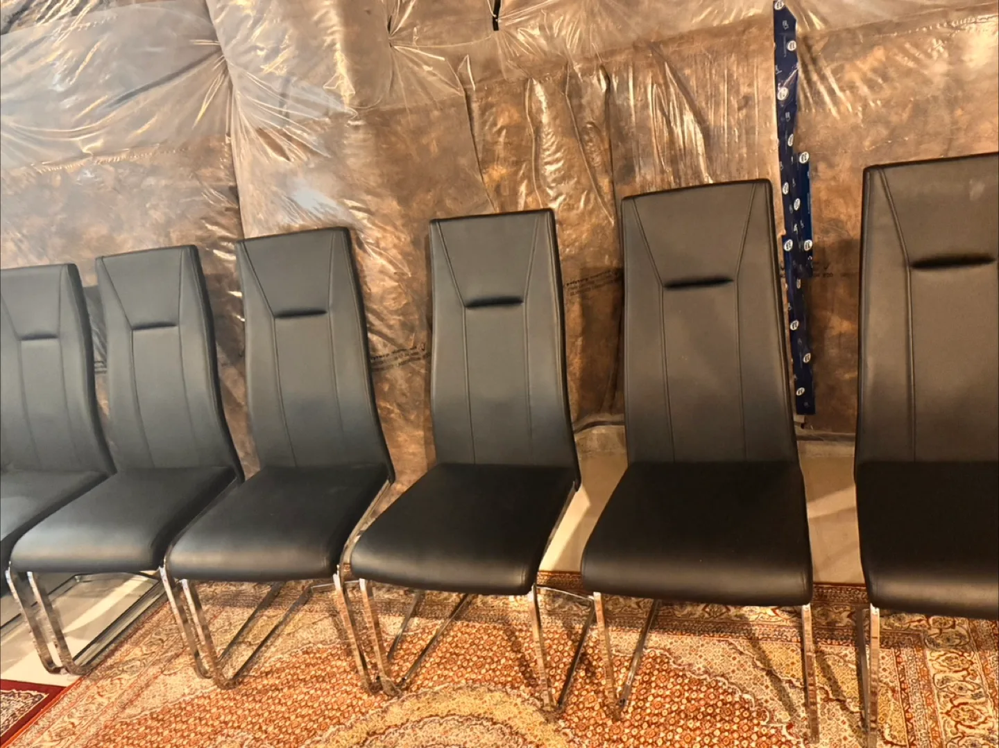 6 Black Dining Chairs, $45 each image indicator(7)