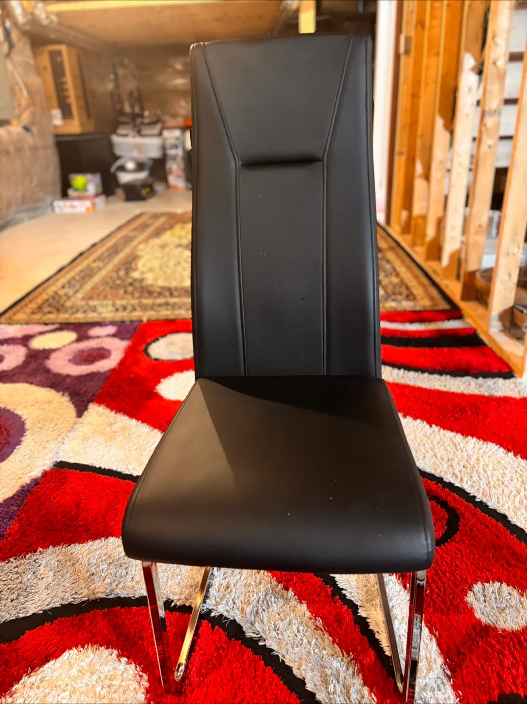 6 Black Dining Chairs, $45 each image indicator(2)