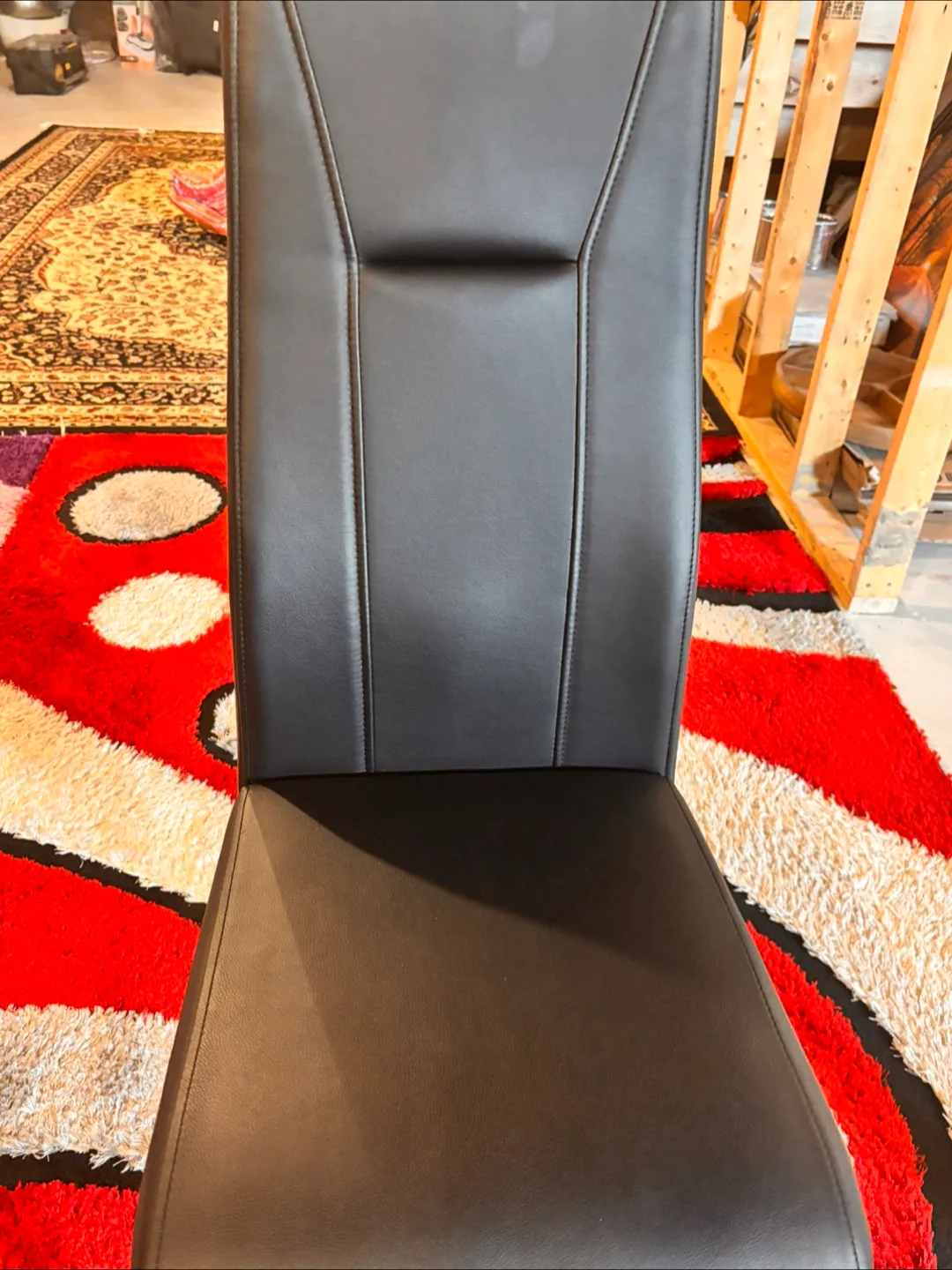 6 Black Dining Chairs, $45 each image indicator(6)