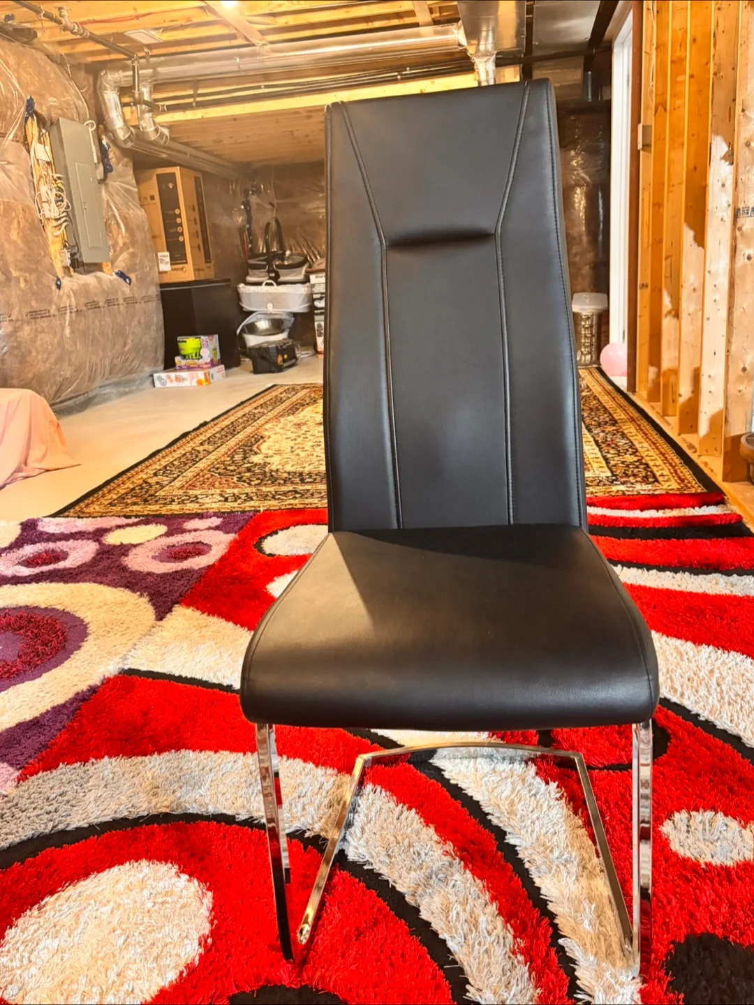 6 Black Dining Chairs, $45 each image indicator(8)