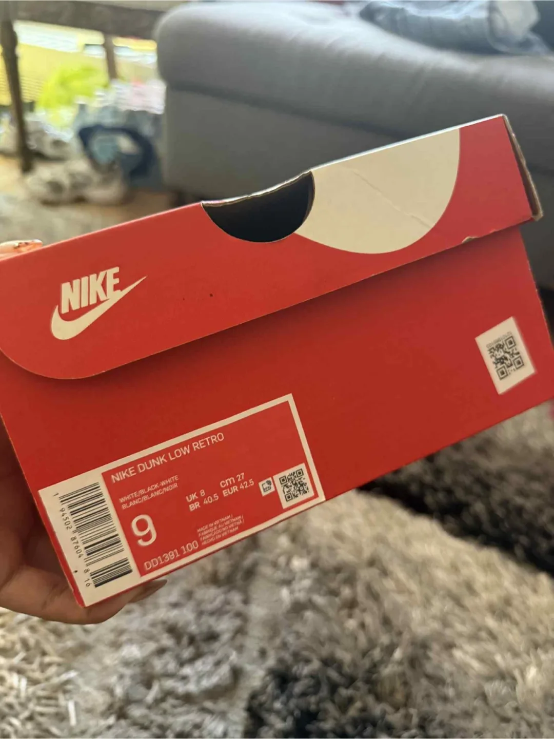 Nike dunk pandas size 9 image indicator(5)