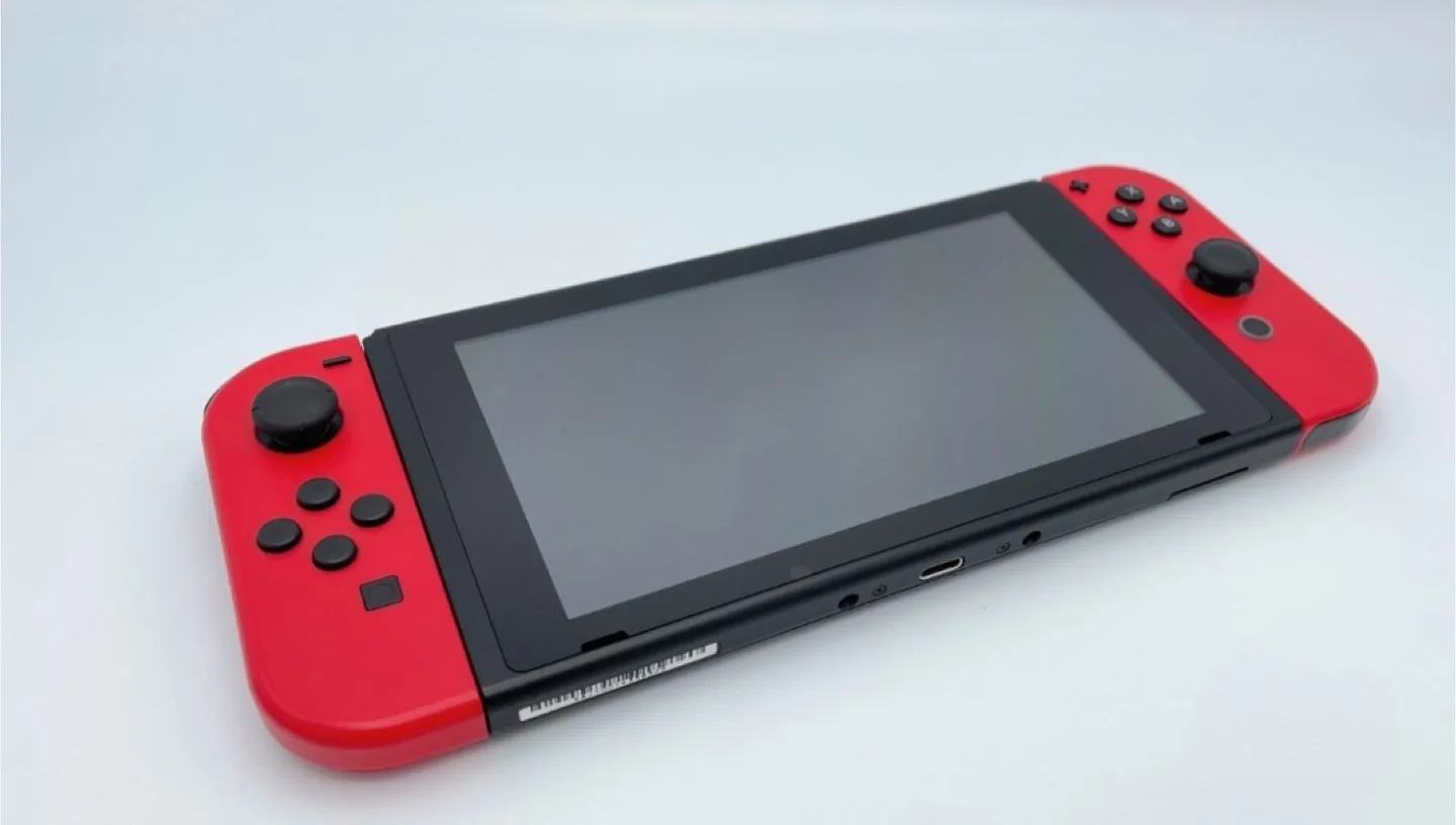 Nintendo Switch Console with Red Joy-Cons image indicator(2)