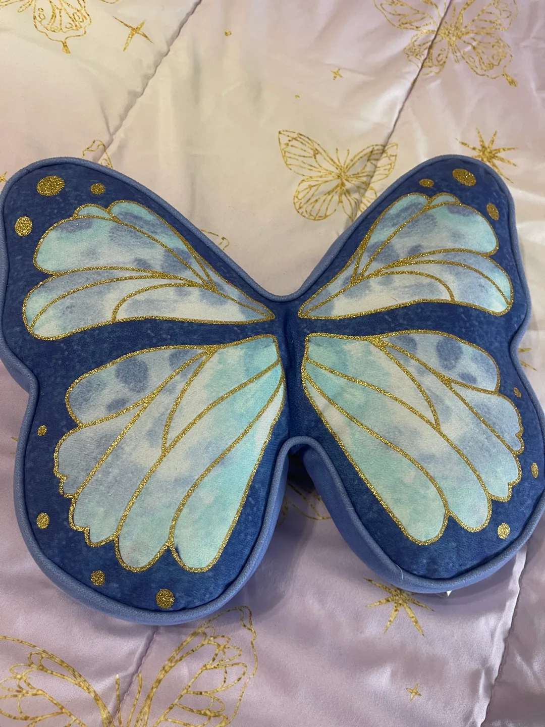 Twin Butterfly comforter and Pillow-Please read image indicator(5)