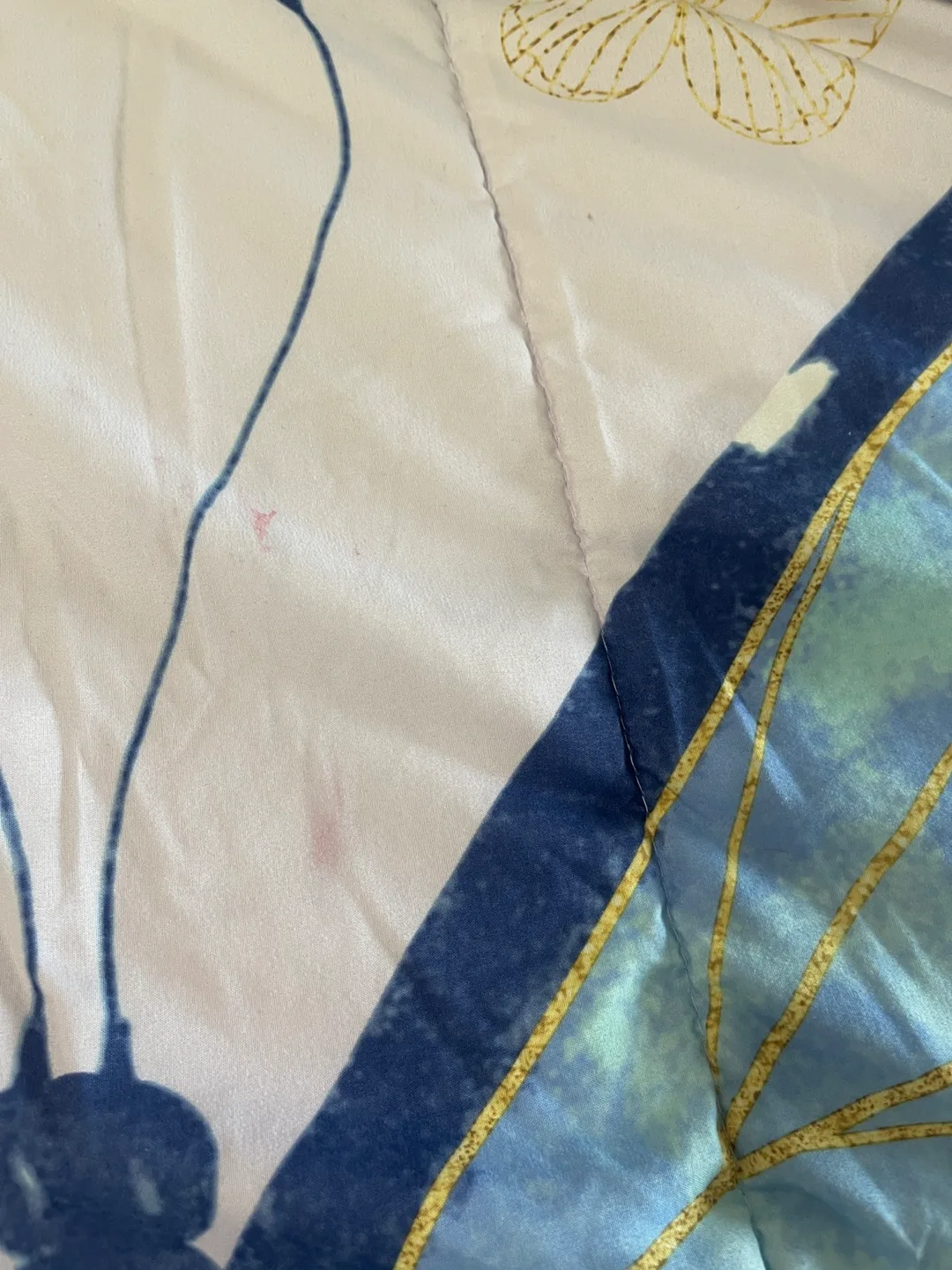 Twin Butterfly comforter and Pillow-Please read image indicator(8)