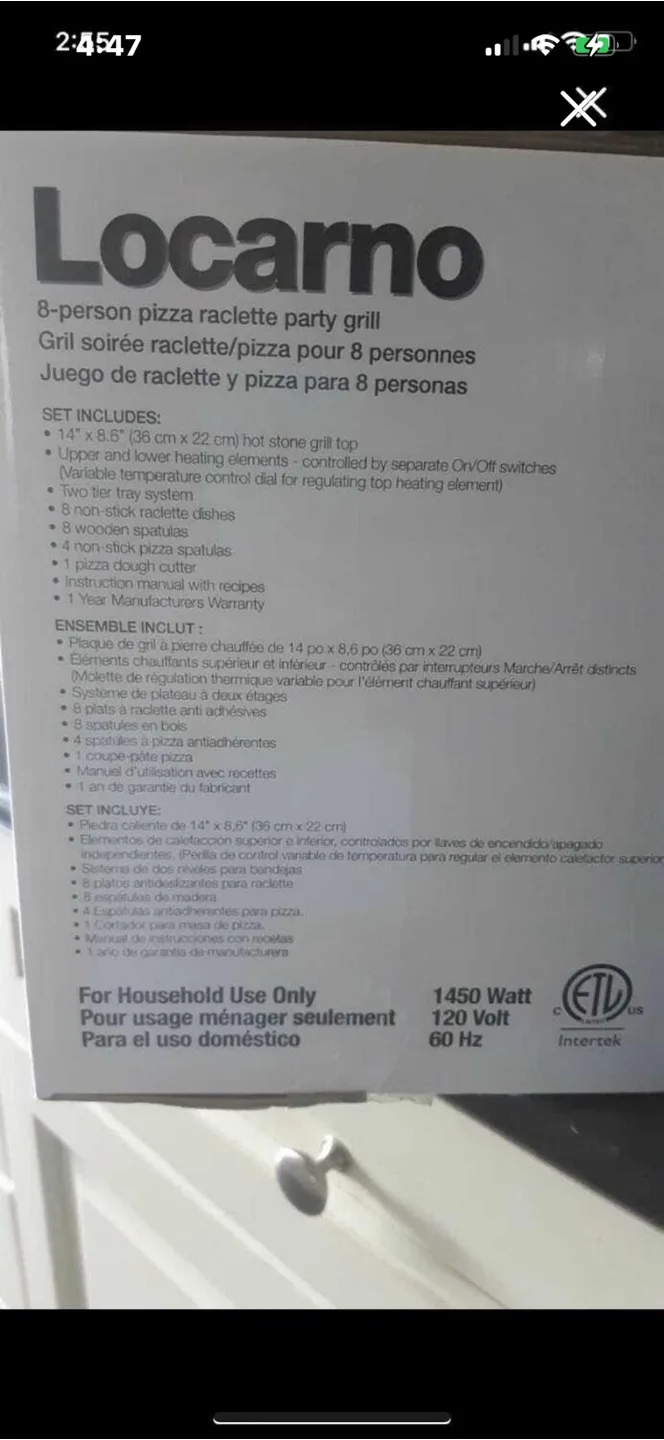 Swissmar Locarno 8-Person Pizza Raclette Party Grill image indicator(4)