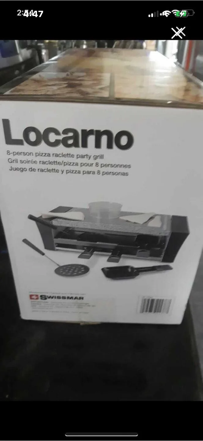 Swissmar Locarno 8-Person Pizza Raclette Party Grill image indicator(3)