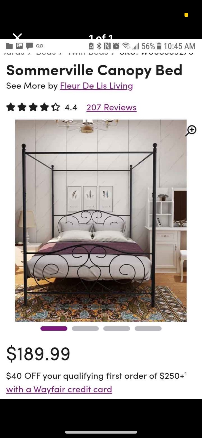 Sommerville Canopy Bed