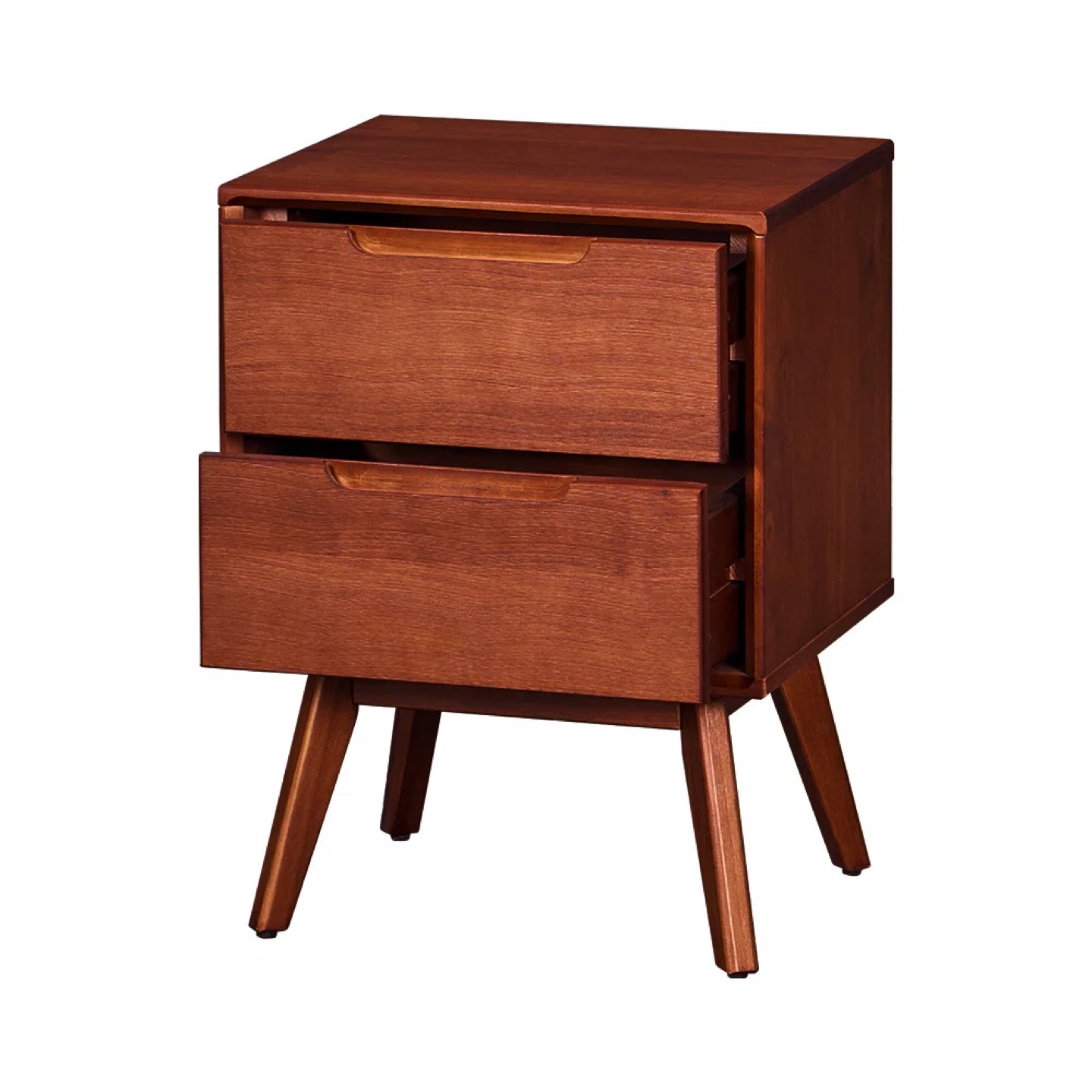 2 - Drawer Solid Wood gNightstand By George Oliver (Set of 2) - photo 3