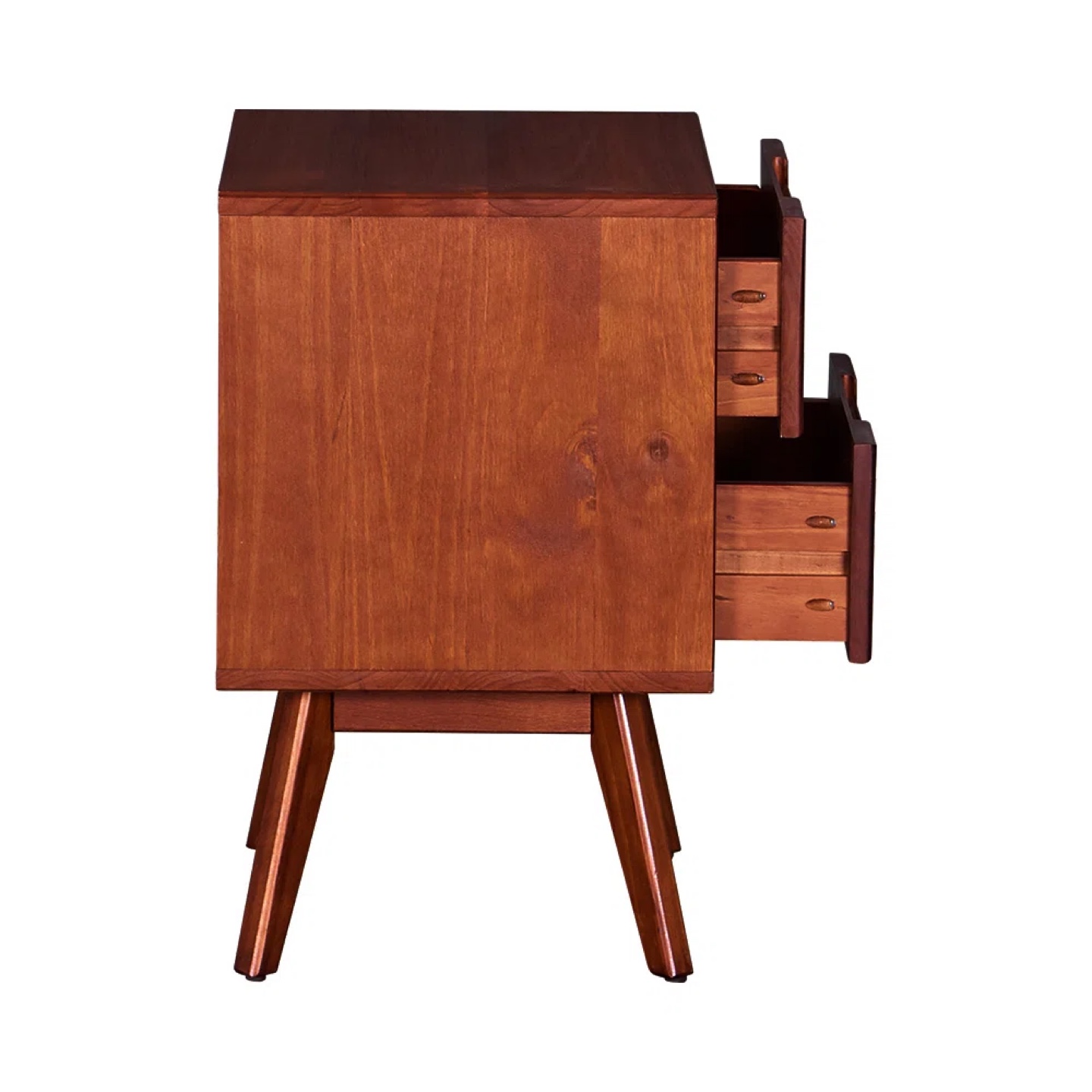 2 - Drawer Solid Wood gNightstand By George Oliver (Set of 2) - photo 5