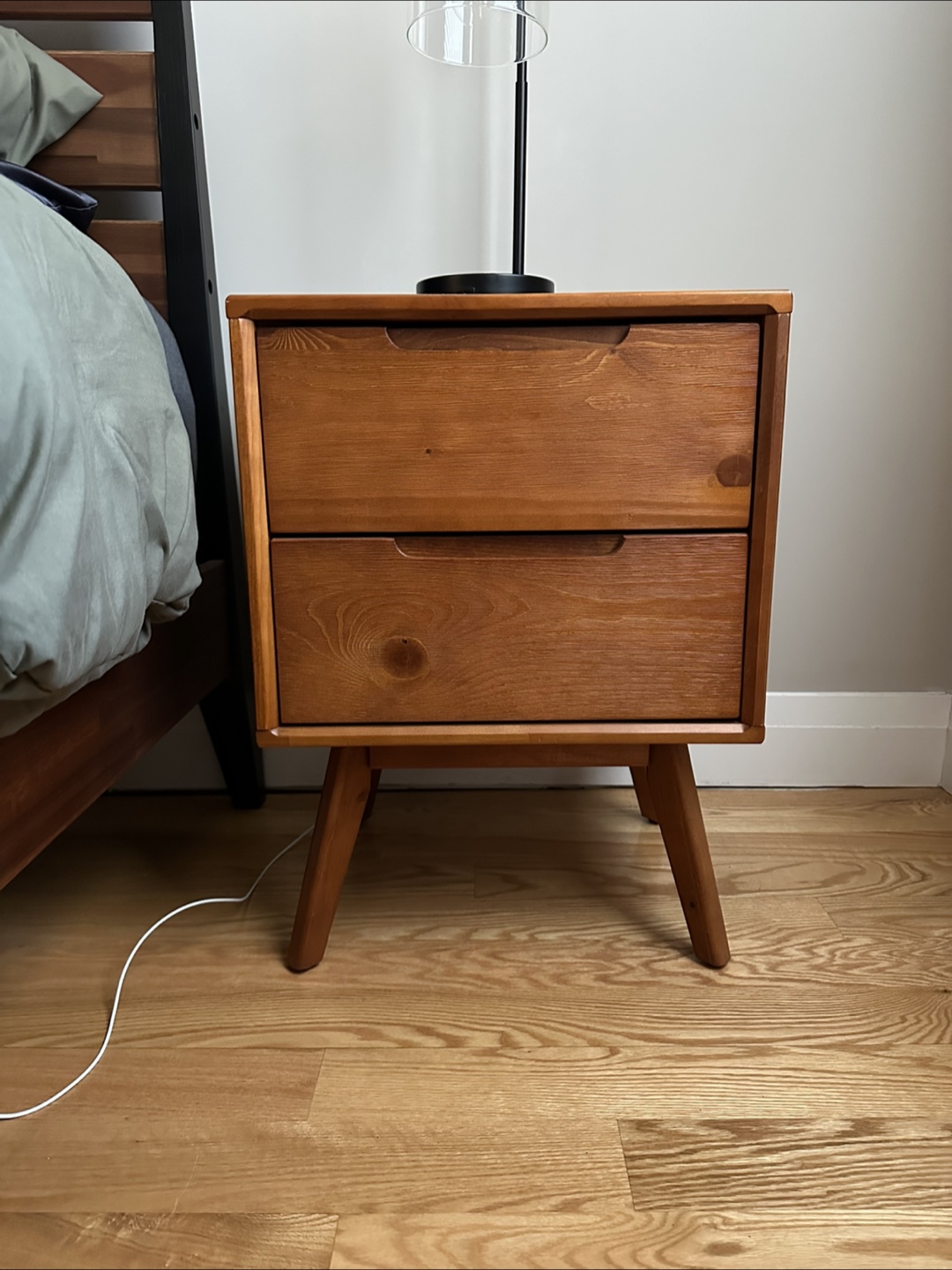 2 - Drawer Solid Wood gNightstand By George Oliver (Set of 2)
