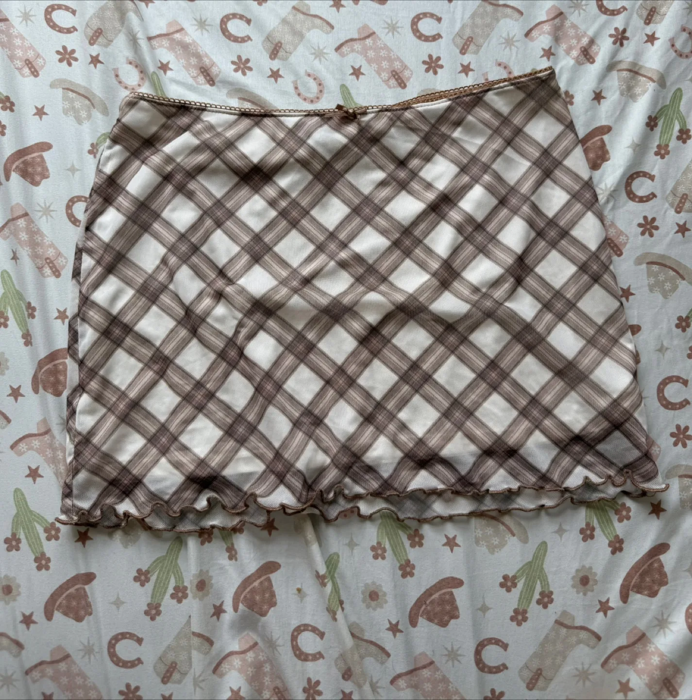H&M Divided Plaid Mini Skirt thumbnail