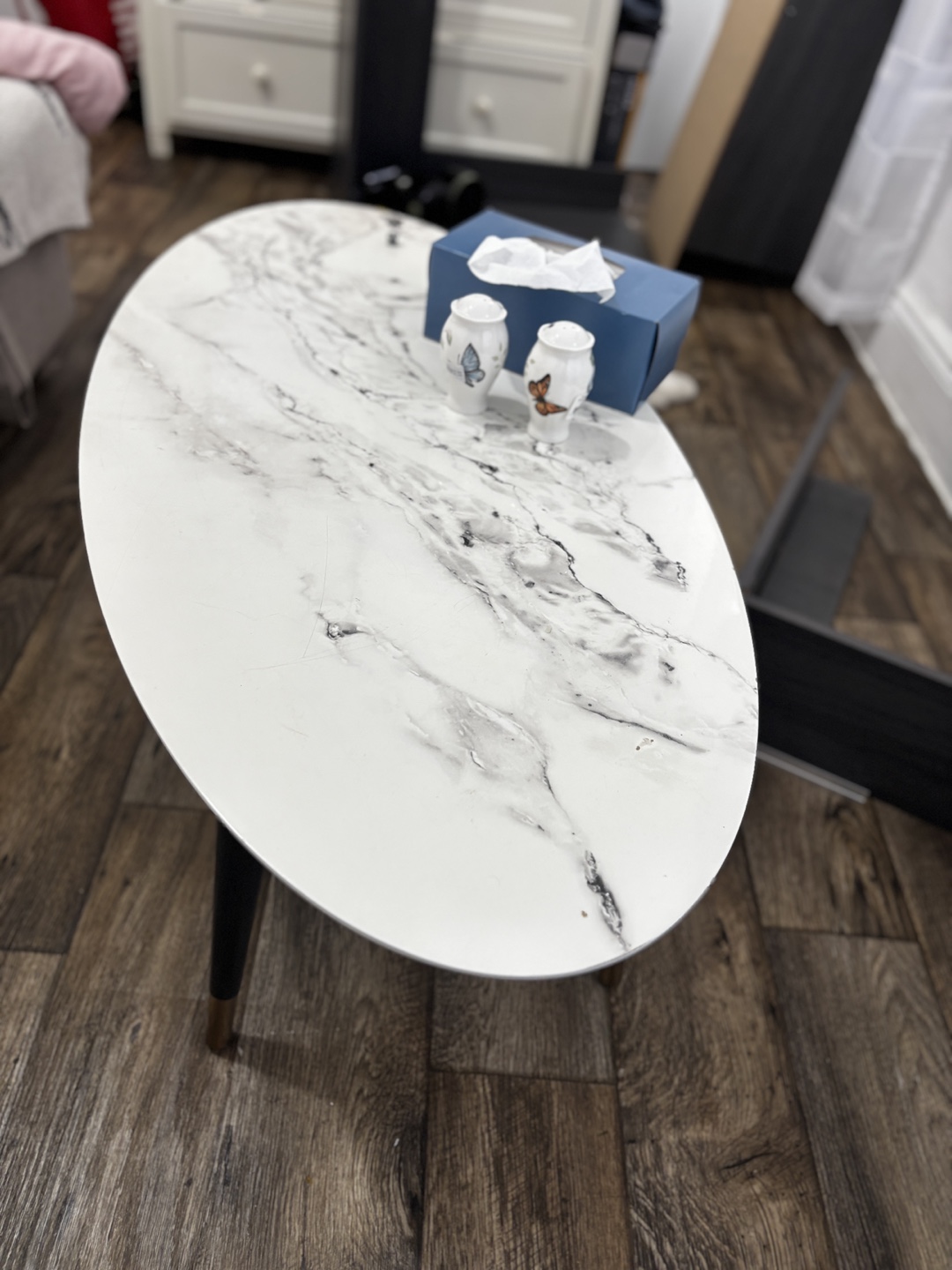 Oval Marble Top Coffee Table - photo 3