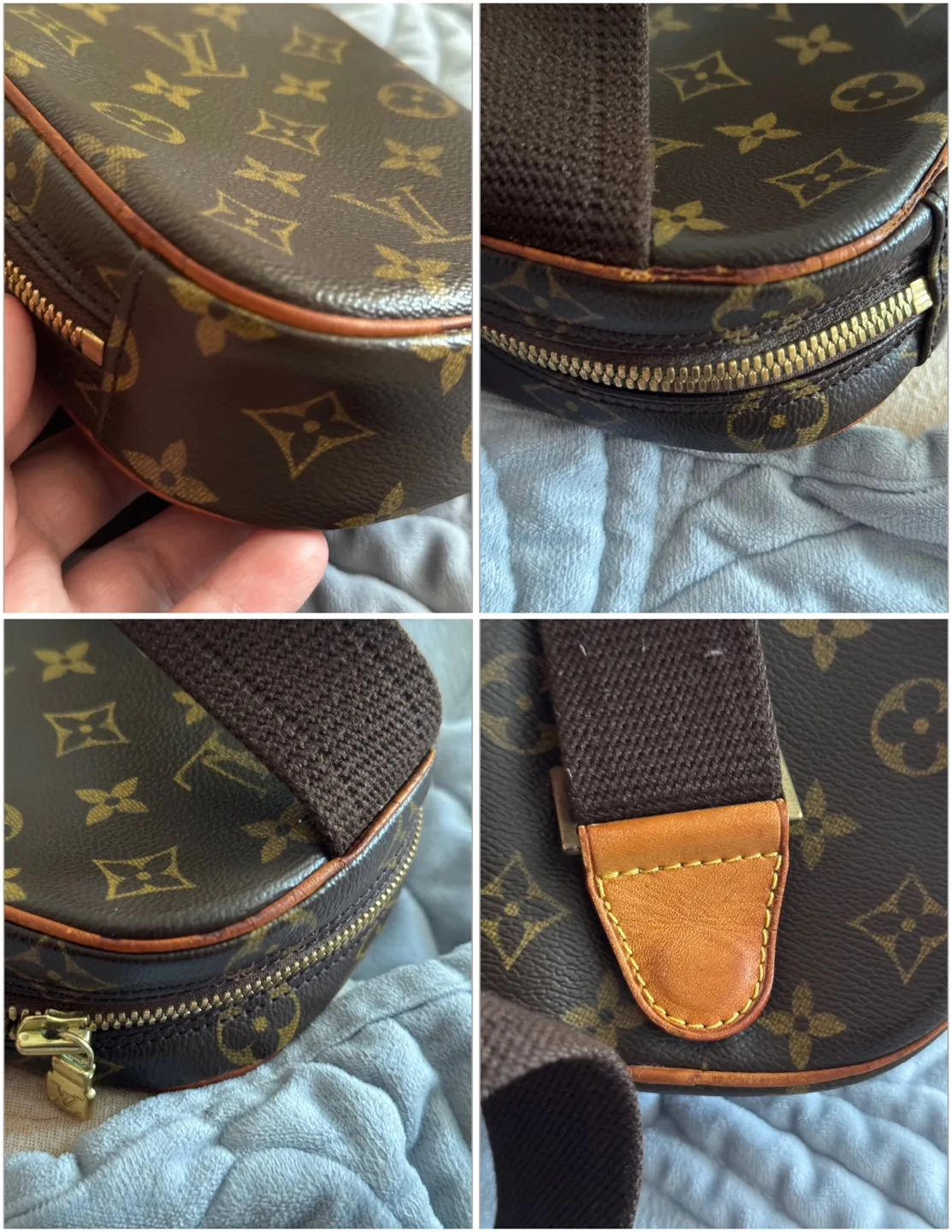 Louis Vuitton Monogram Crossbody Bag image indicator(9)