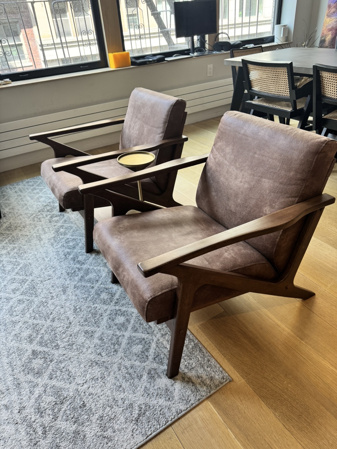 West Elm Mid-Century Modern Armchairs Set - photo 2