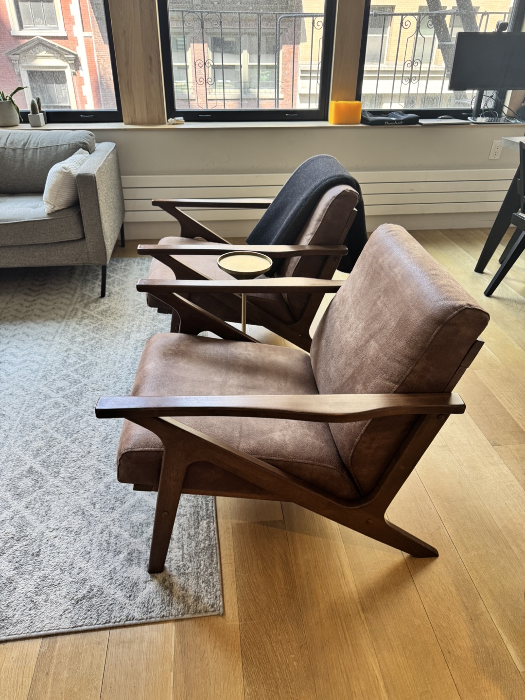 West Elm Mid-Century Modern Armchairs Set - photo 4