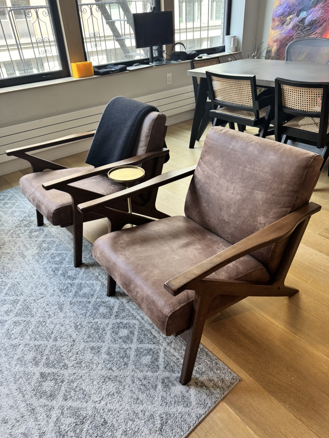 West Elm Mid-Century Modern Armchairs Set - photo 3