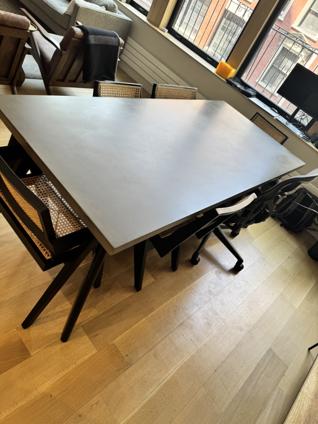 CB2 Concrete Dining Table - photo 3