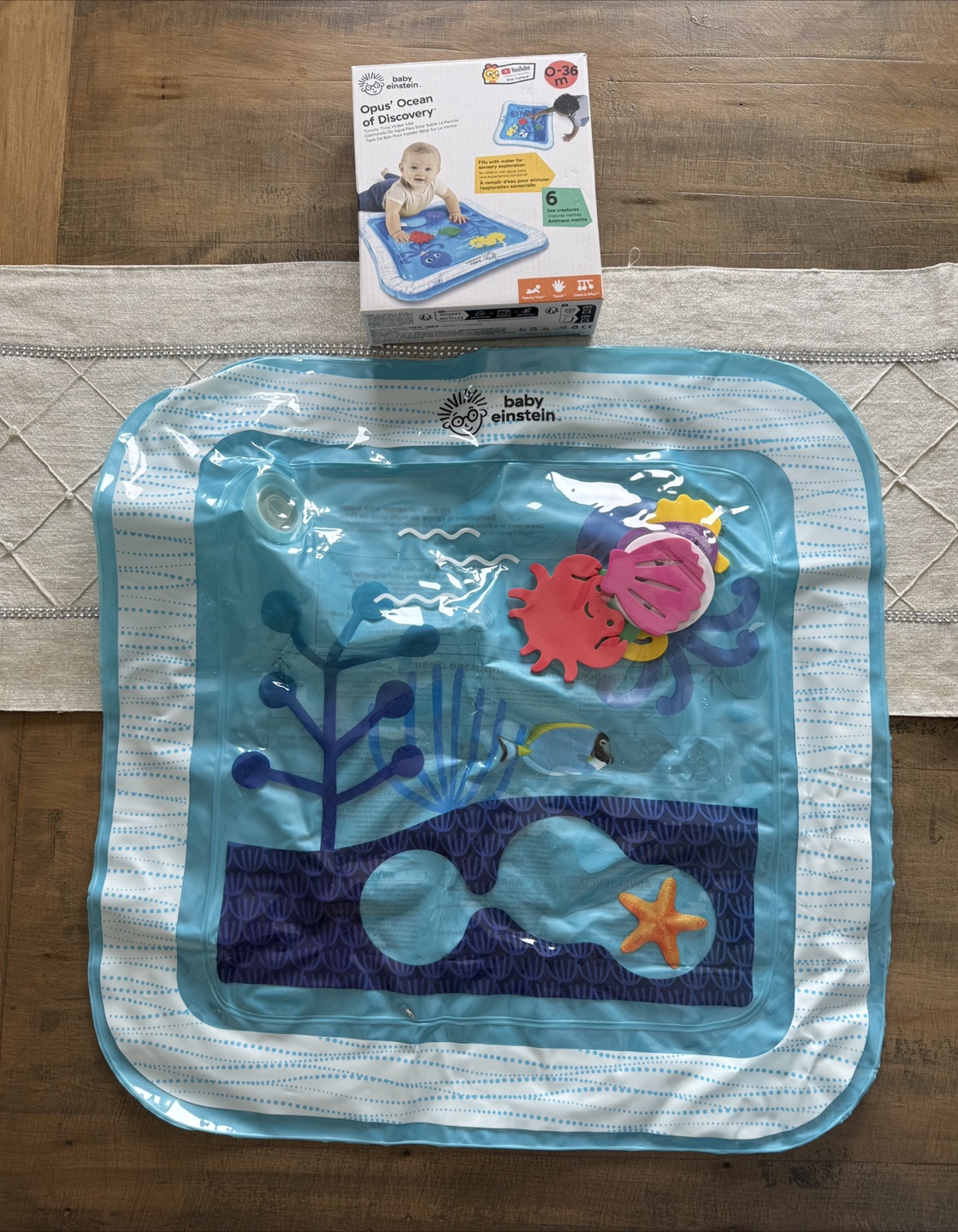 Baby Einstein Opus' Ocean of Discovery Tummy Time Water Mat - photo 2