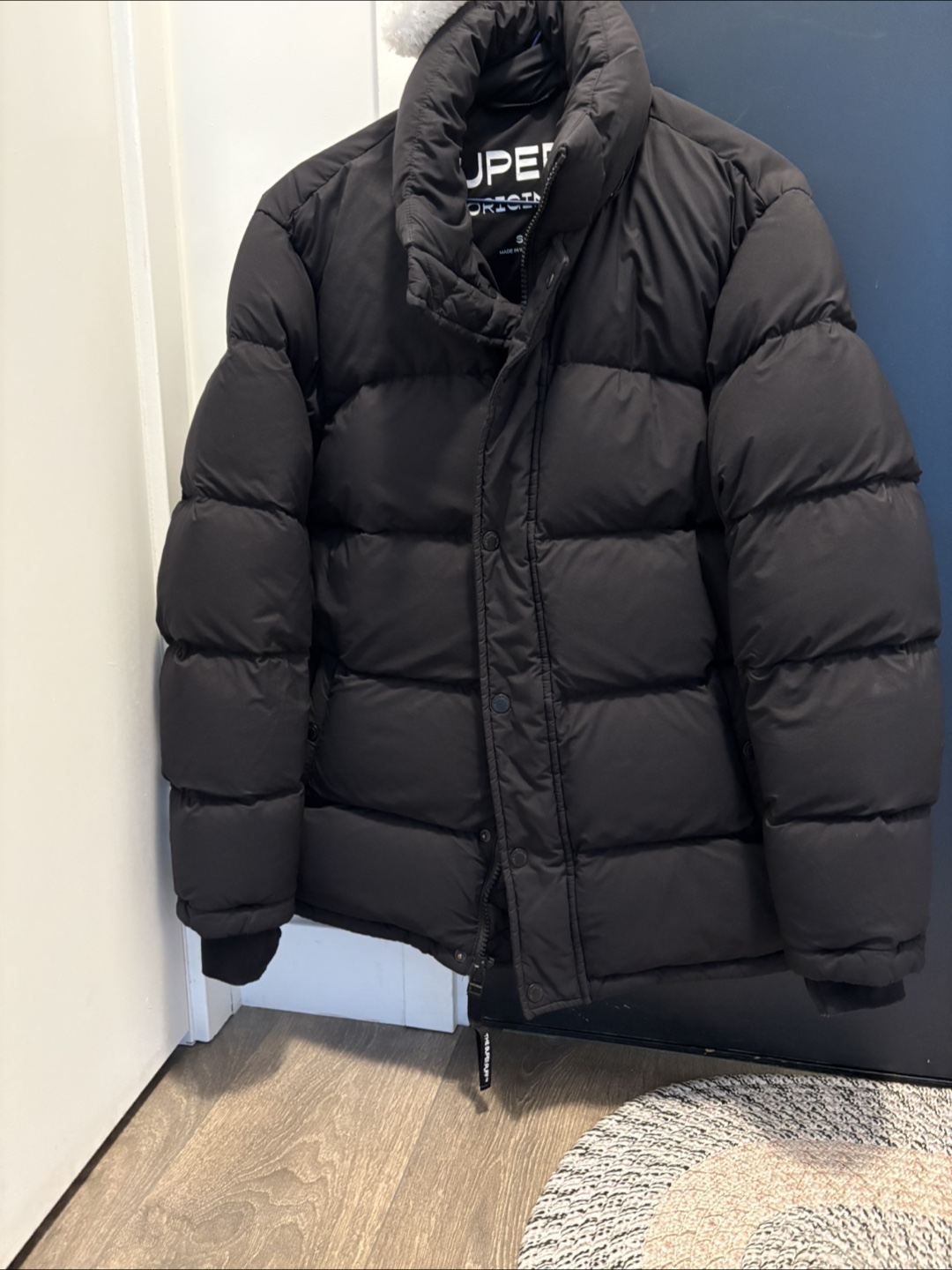 Black Puffer Jacket-Aritizia