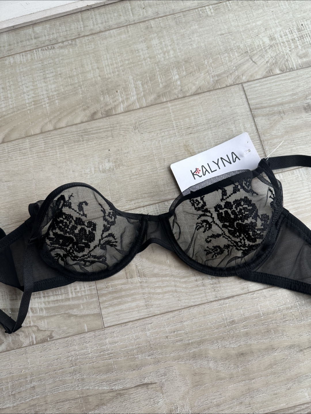 Black Lace Underwire Bra - photo 3