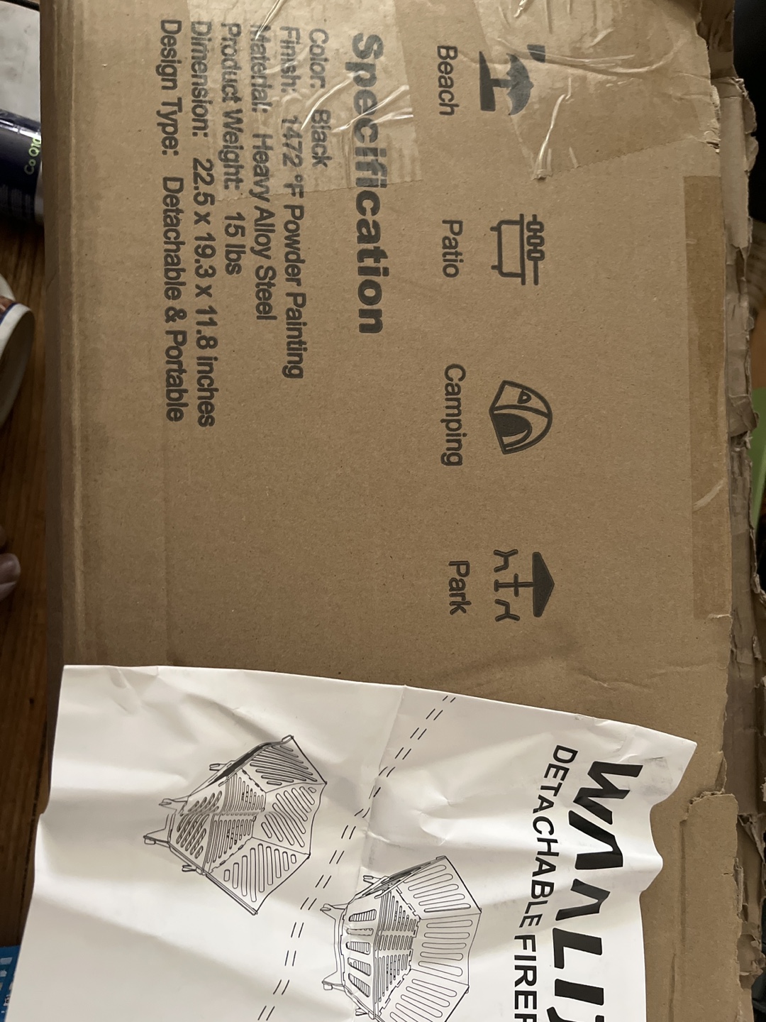 WAALI Detachable Fire Pit