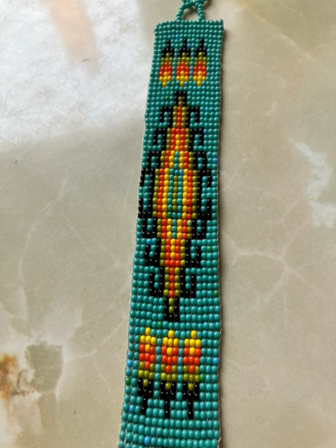 Handcrafted First Nations Beaded Bracelet image indicator(2)